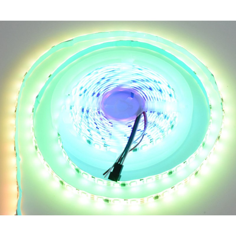 LED Strip Set + Power Supply + Remote Control + iOS/Android Controller, Bluetooth, 300 LEDs, IP65, 5m