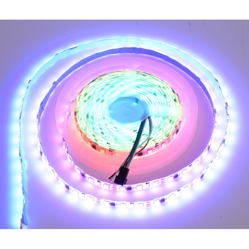 LED Strip Set + Power Supply + Remote Control + iOS/Android Controller, Bluetooth, 300 LEDs, IP65, 5m