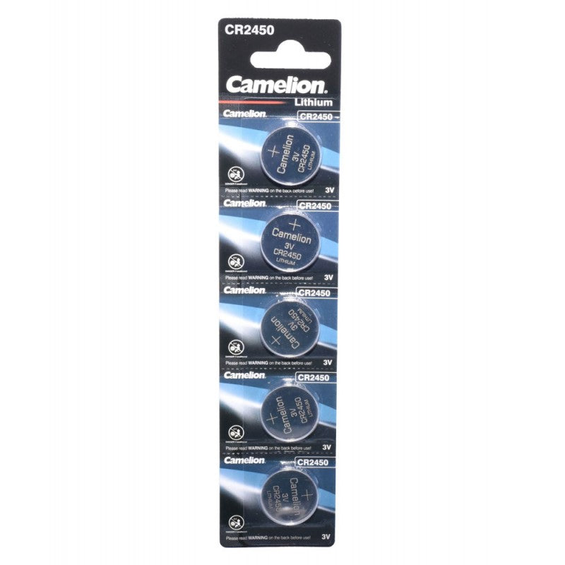 Camelion CR 2450 LI-ION Battery, 5pcs/set