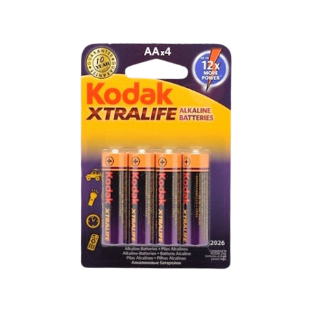 Kodak Xtralife R6 AA Alkaline Batteries 4 Pieces