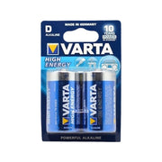 Varta High-Energy R20 D Alkaline Batteries 2 Pieces