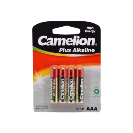 Camelion High-Energy Alkaline R3 AAA Batteries 4 Pieces/Set
