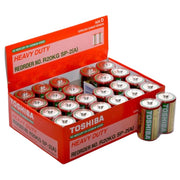 Toshiba R20 D Heavy-Duty Batteries 24 Pcs
