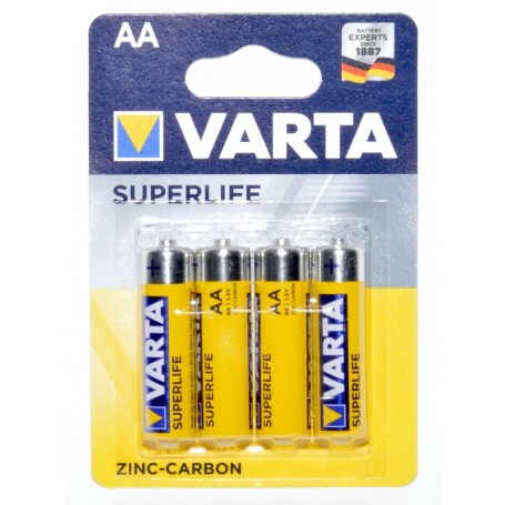 Varta Superlife R6 AA Batteries 4 Pieces