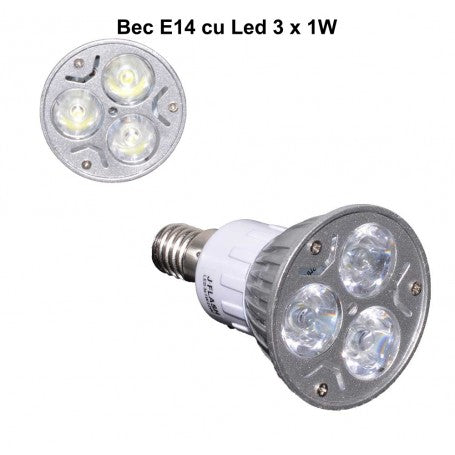 LED bulb, E14, Power 3W, 220V