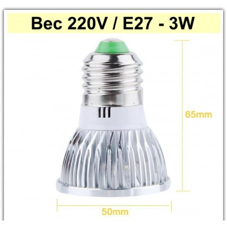 LED Bulb, E27, Power 3W, 220V