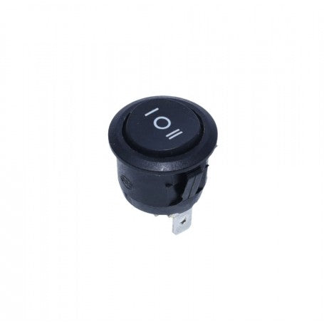 3-Position Switch I-0-II 220V/3A Black