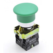 220V AC Mushroom Push Button Switch, ON-OFF, Green