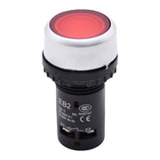 Motor Push Button, 5A, Voltage 220V, Red