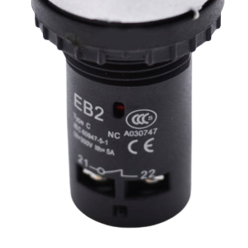 Motor Push Button, 5A, Voltage 220V, Red