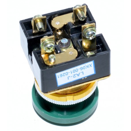 Push Button Motor 5A Momentary Green