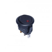 ON-OFF Switch 12V/20A with Red LED 22mm