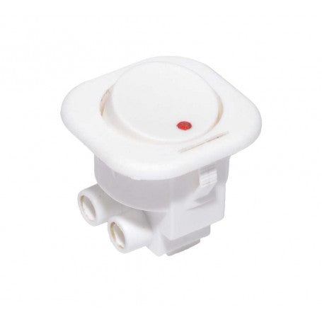 ON/OFF Switch White 250V/6A T120-A