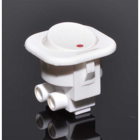 ON/OFF Switch White 250V/6A T120-A
