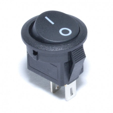 ON-OFF Switch 12x20mm Black 250V-3A
