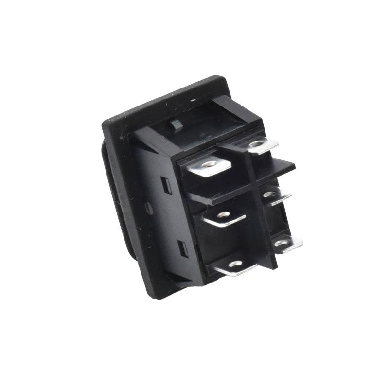 Stainless Steel Push Button, Rectangular, Wide, 30A, LED, 3 Positions, 34x28x39mm
