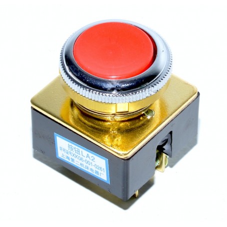 Push Button LA2, Non-latching, 250V AC, 5A, Red