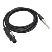 Audio Cable Jack 6.3 Male MO - Speak-On Male Pro - 6mm / 10m
