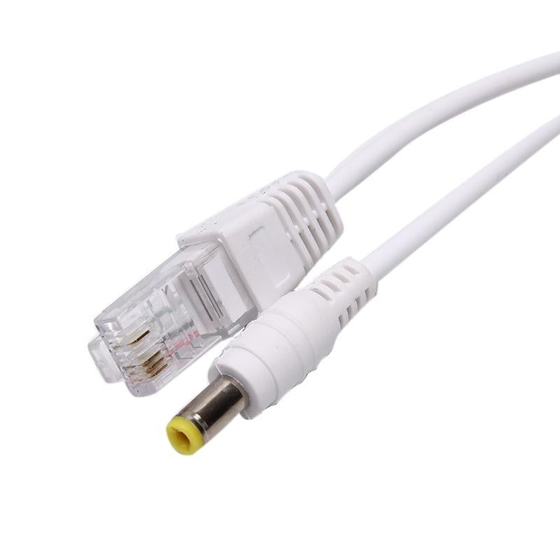 Passive PoE Cable, UTP + Power / White