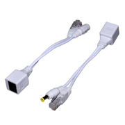 Passive PoE Cable, UTP + Power / White