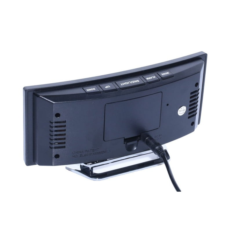DT-6507 Clock LCD Green LED Mirror