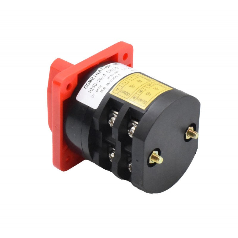 Rotary Switch 2 Cam 1-0-2 / 20A - D202/2