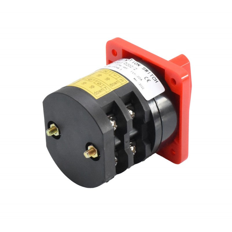 Rotary Switch 2 Cam 1-0-2 / 20A - D202/2