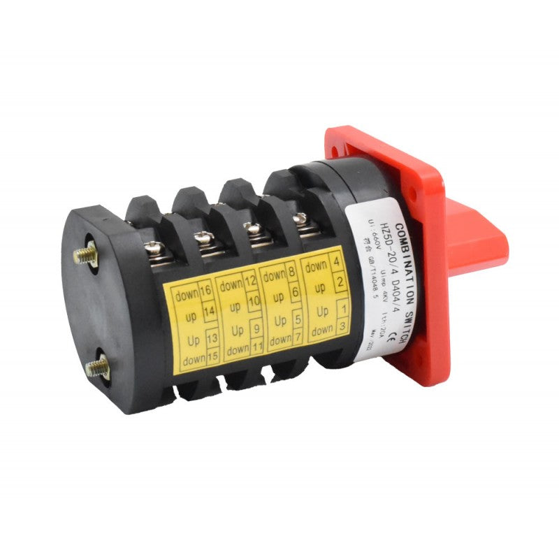 Rotary Switch 4 Cams 1-0-2 / 20A - D404/4