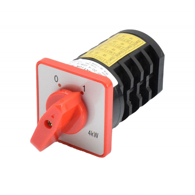 Rotary Switch 4 Cams 1-0 / 20A - C08/4