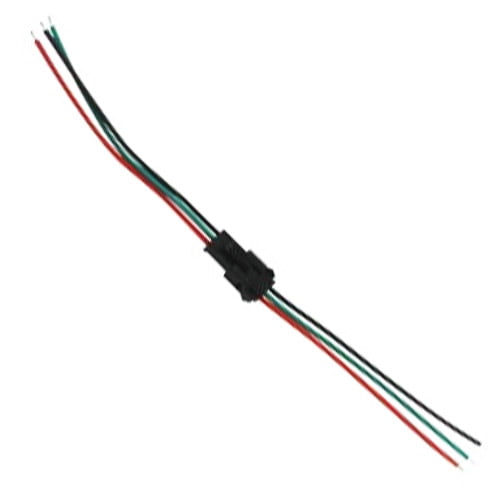 Set of 4 Male-Female 3-Wire Connectors