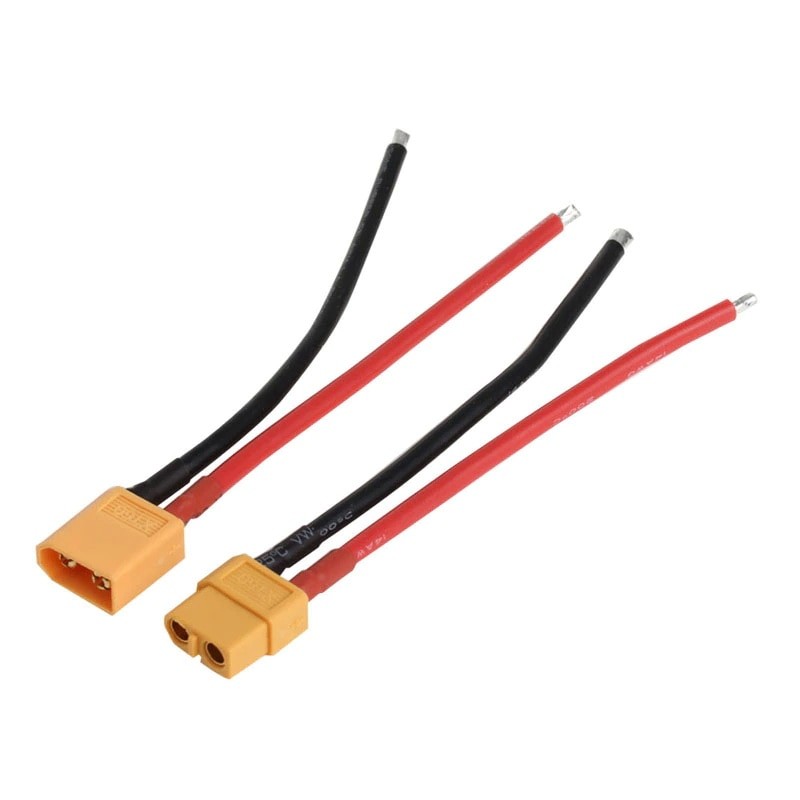 XT60 Male-Female Connector with 20cm Cable