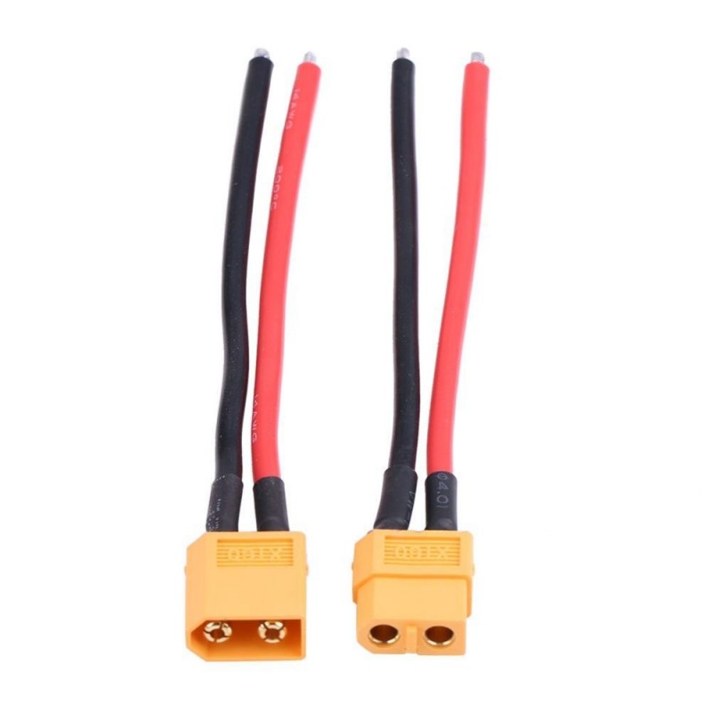 XT60 Male-Female Connector with 20cm Cable