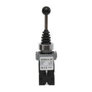 Joystick Controller, 4-Position, Latching, 22mm Mounting Diameter, Metal, 3A