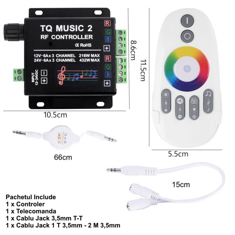 RGB LED Controller - TQ Music 2 RF + Wifi