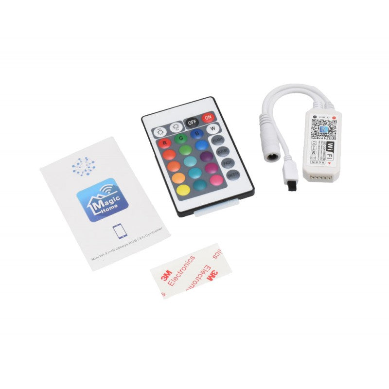 Smart Magic Wifi LED RGBW Controller + 24-Key Remote