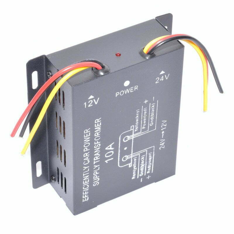 Car Voltage Converter For Current 24V-12V DC / 10A