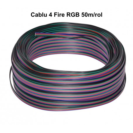 RGB Strip Power Cable, 4-wire, 50m