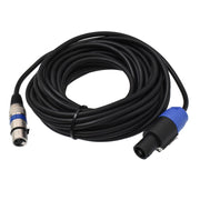 Audio Cable XLR, Female - Speak-on Male, Length 15m