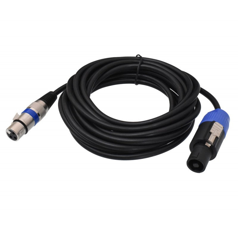 Audio Cable XLR, Female - Speak-on Male, Length 15m