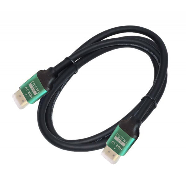 HDMI HDTV 8K 2.1V Cable, 1.5M, Green/Black, ElectroAZ
