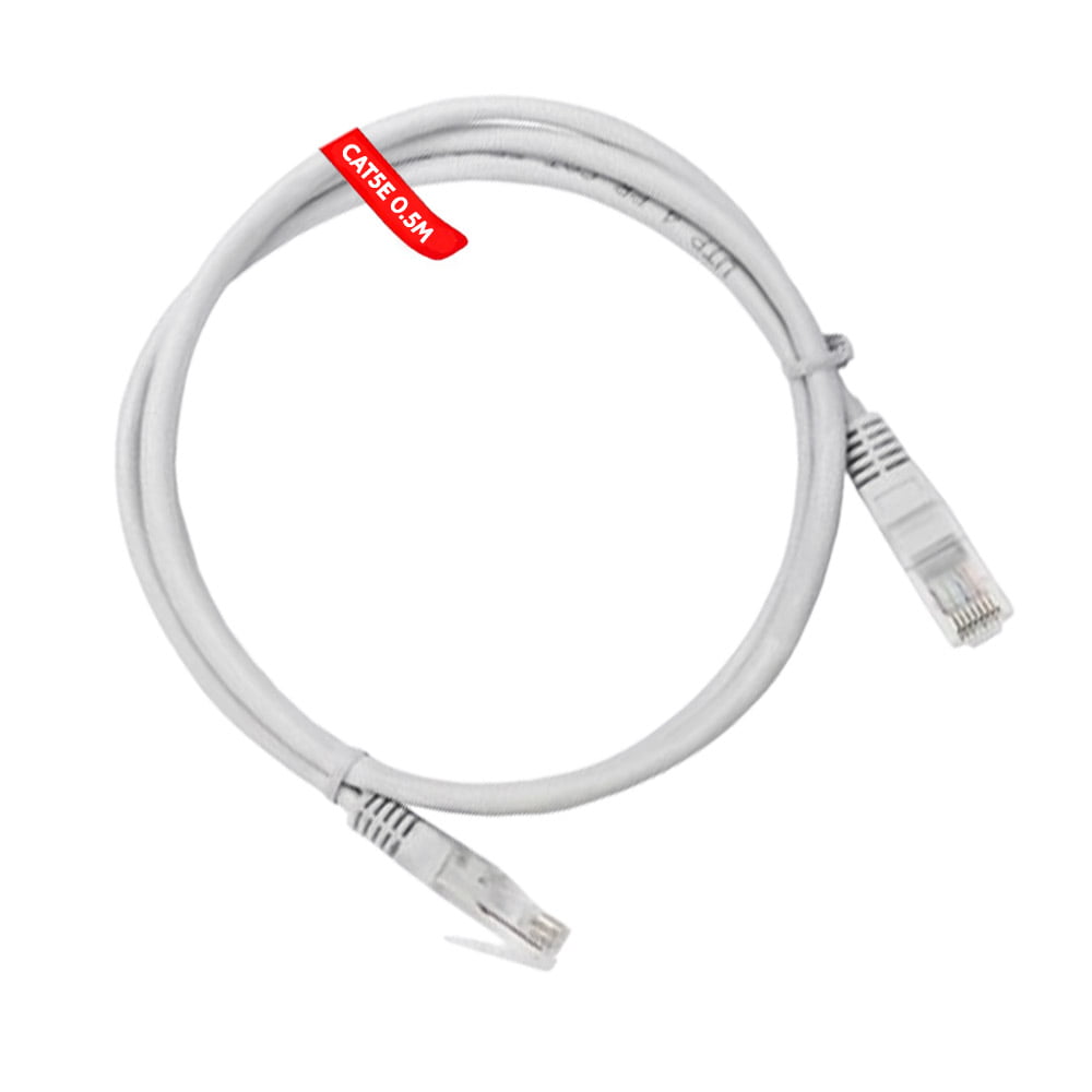 UTP Patch Cable, CAT5e, Length 0.5m, RJ45 Connectors