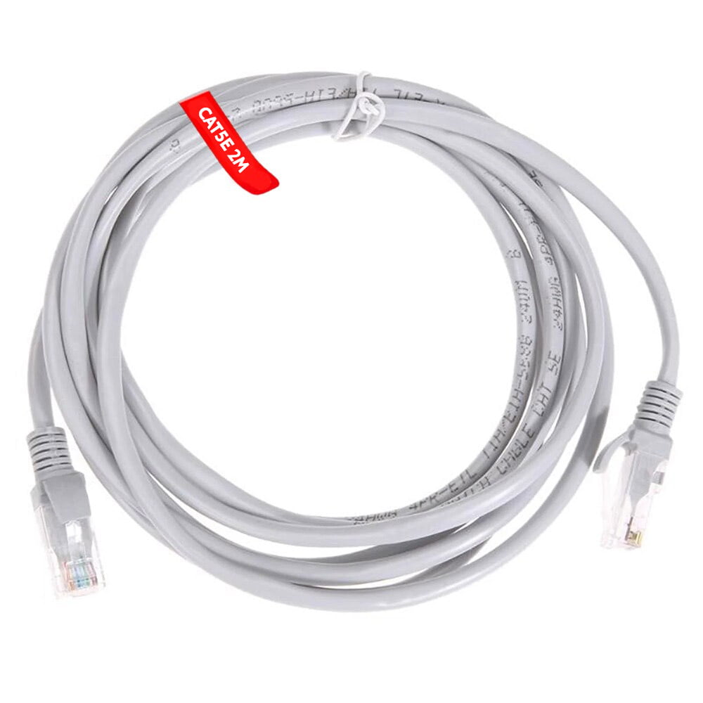 UTP Patch Cord Cable, CAT5e, Length 2m, RJ45 Connectors