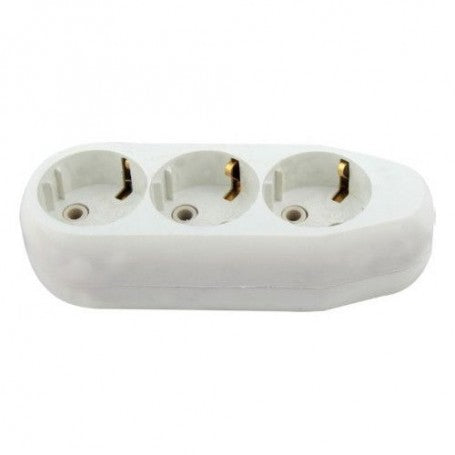 Ceramic Extension Socket 3 Sockets with GP