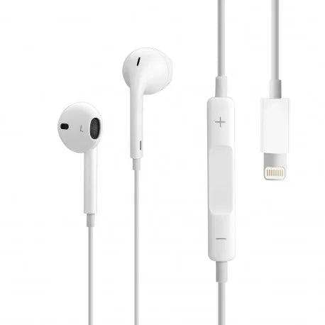 Wired Earphones for iPhone, with Bluetooth, Lightning