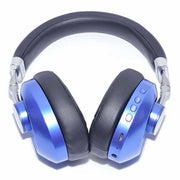 Wireless Headphones, Dual Mode, Music and Calls, Cable Included, Blue/Black