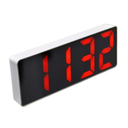 Digital Mirror Clock, Red LED, Alarm