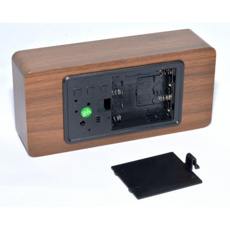 Wooden Digital Clock with Red LED 1299