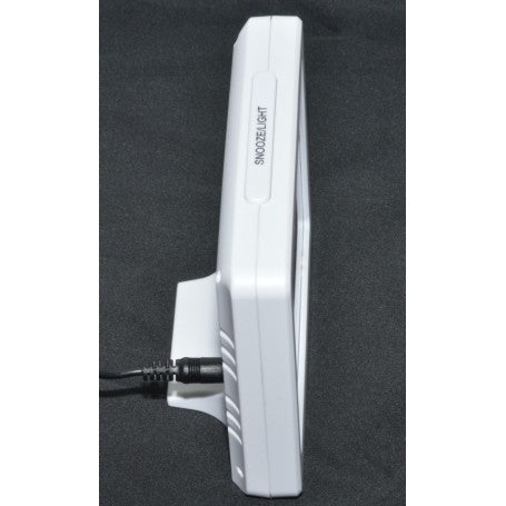 White LCD Digital Clock, Alarm and Date