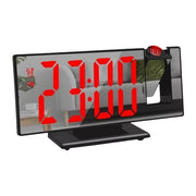 Mirror Projection Clock 3618LP, Red