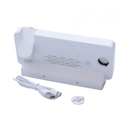 Clock with Projection and White LED Display